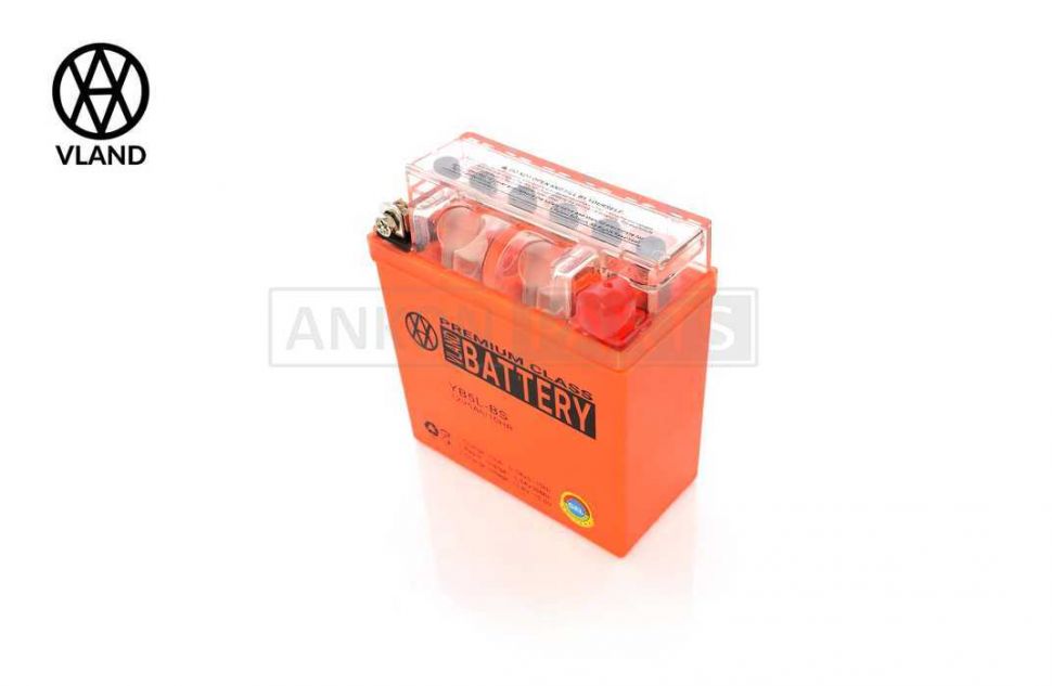 АКБ  12V 5A  GEL, высокий  119-60-129mm  YB5L-BS  "VLAND"  (июль 2022)