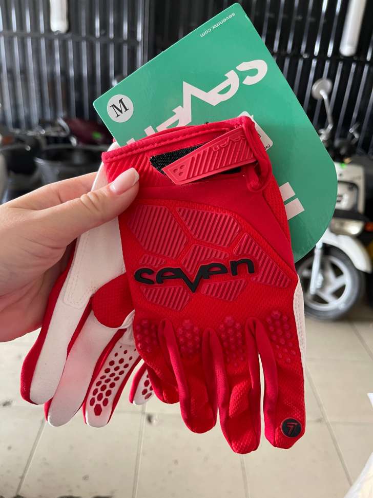 Перчатки для мотокросса Seven MX - Rival Glove красные М