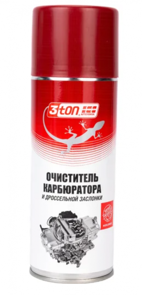 Очиститель карбюратора 3-Тон ТС-509 (аэроз) 520мл 1шт х12 , 40022