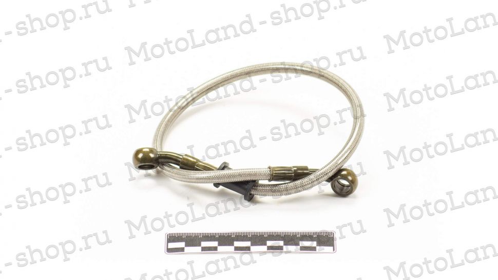 Шланг гидравлический тормозной (армированный) L= 500 d=10мм серый