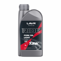 LAVR 7,5W Масло вилочное RIDE FORK OIL 7,5W 1л