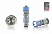 Лампа фары диодная P15D-25-1 12-36V 15W 1 ус, белый/желтый, линза, габарит красн