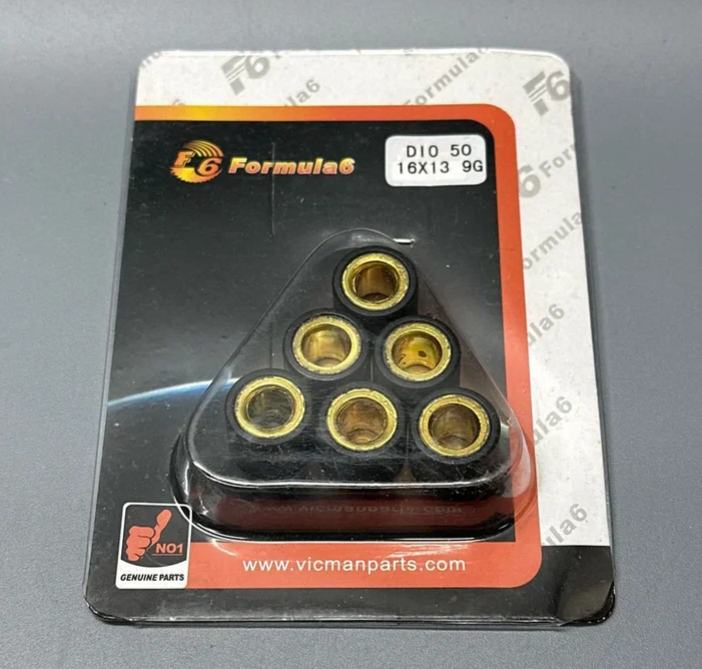 Грузики переднего вариатора Honda DIO-50 (9 гр) F6 (размер грузика 16x13)