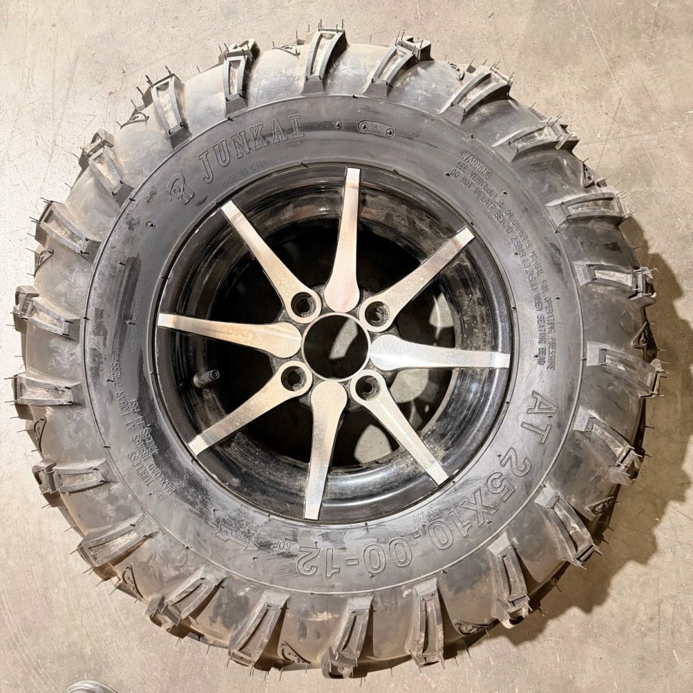 12'' Колесо заднее в сборе для квадроциклов 25x10-12''