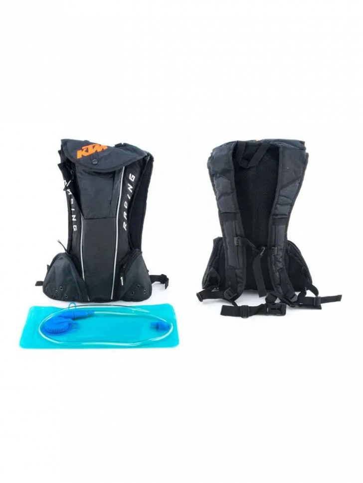 Рюкзак (черный, зауженный) "KTM"