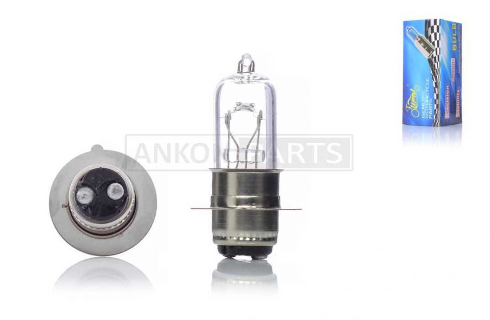 Лампа фары P15D-25-1 12V35/35W белая 'LIPAI' (1 ус)