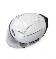 Шлем мото открытый HIZER 250 №2 (XL) white Шлем мото открытый HIZER 250 №2 (XL) white