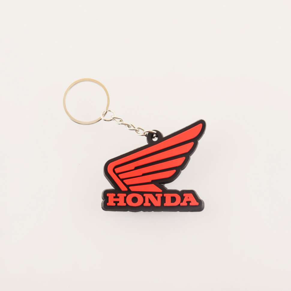 Брелок резиновый "HONDA" (красный)
