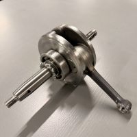 2 Коленвал TTR-125/ALPHA 125 палец=13mm с шестерней маслонасоса h=55,5mm (уп-ка 6 и 8 шт)
