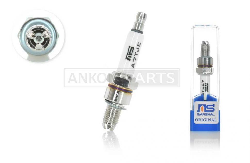 Свеча 4T M10x1.00 L12.7 A7TJE трехконтактная 'MS'