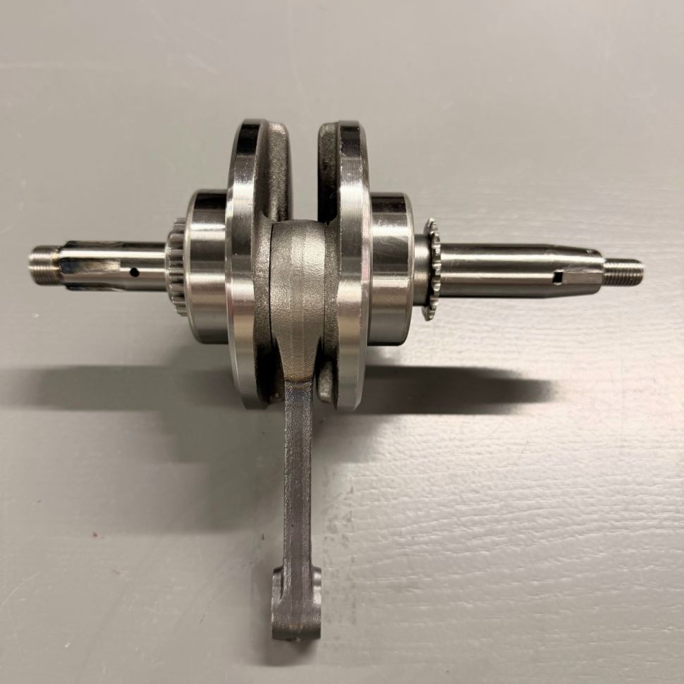 Коленвал TTR-125/ALPHA 125 палец=14mm , h=55.5mm  (уп-ка 6 и 8 шт)