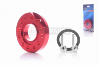 Переходник карбюратора адаптер поворотный CNC d25‑D59.3‑h9.8 L45 (красный) Переходник карбюратора адаптер поворотный CNC d25‑D59.3‑h9.8 L45 (красный)