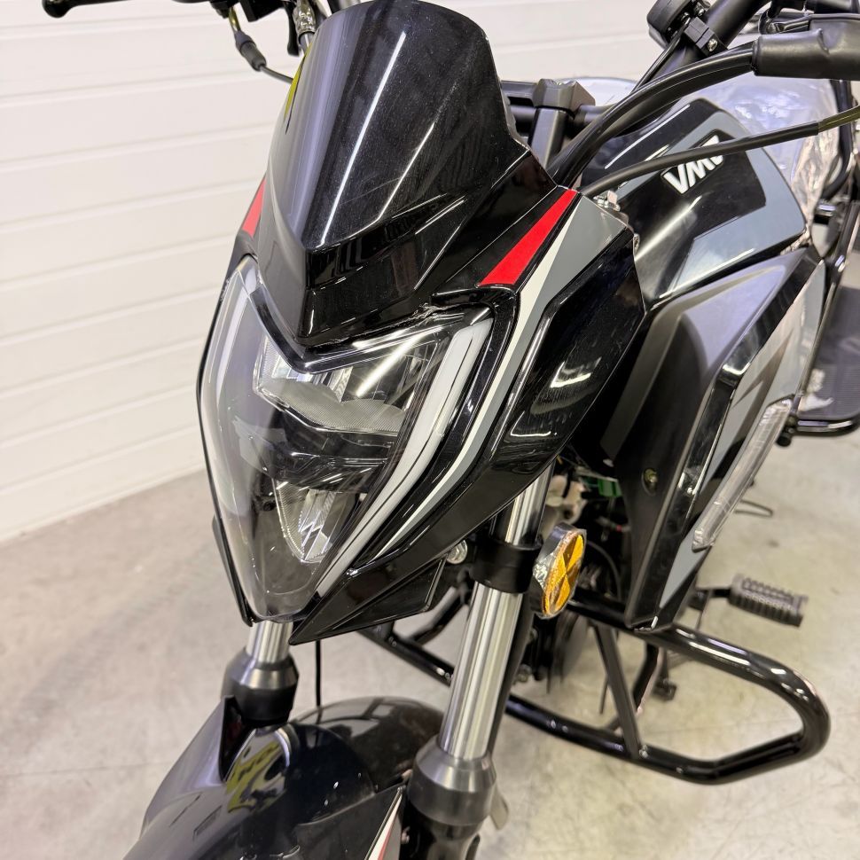 Мопед VMC AURA RS CM49Q-A 49,5см3 СЕРИЯ R1250 DARK GREY (балансир.вал,LED фара/фонарь/панель прибор)