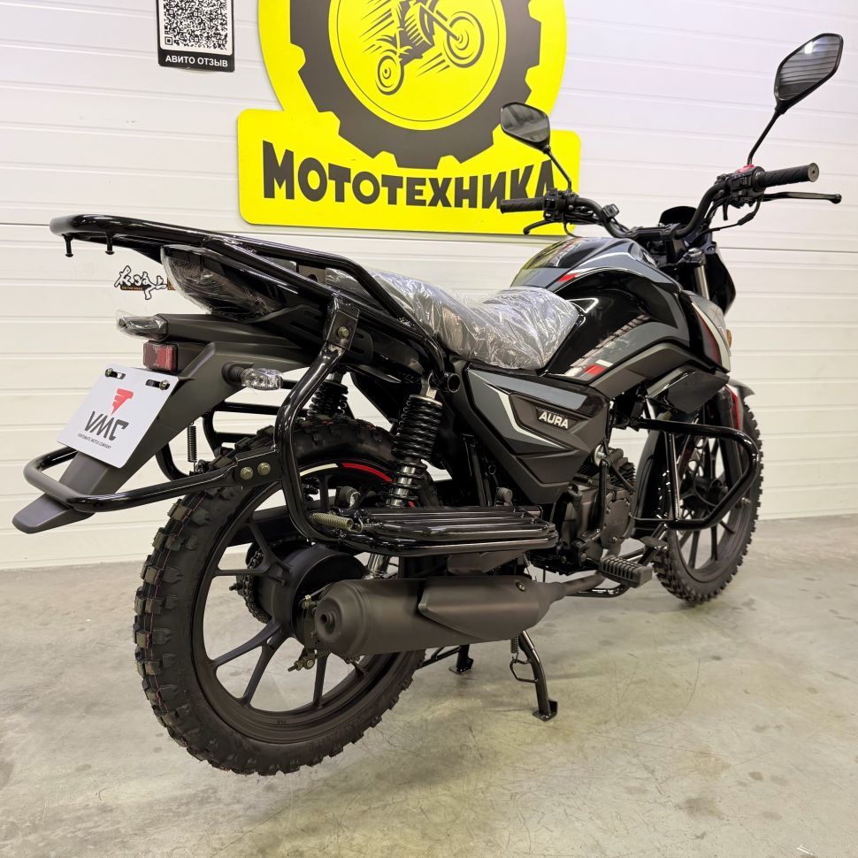 Мопед VMC AURA RS CM49Q-A 49,5см3 СЕРИЯ R1250 DARK GREY (балансир.вал,LED фара/фонарь/панель прибор)