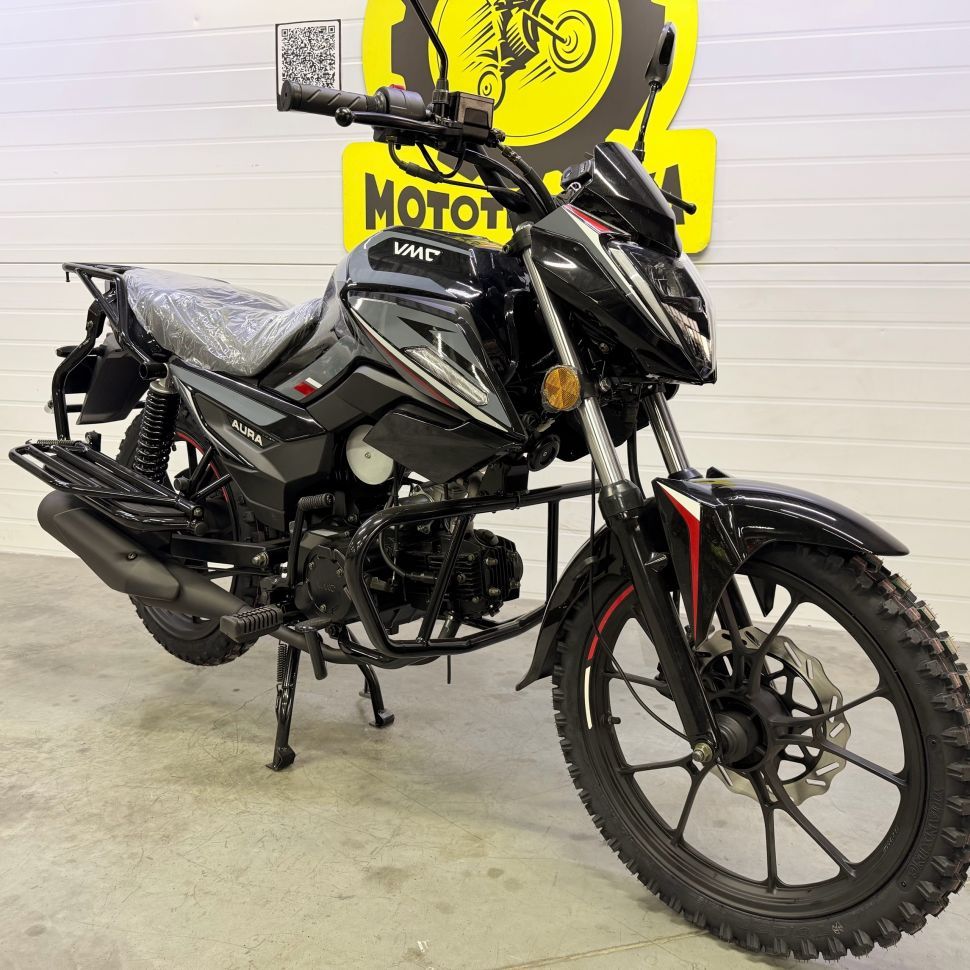 Мопед VMC AURA RS CM49Q-A 49,5см3 СЕРИЯ R1250 DARK GREY (балансир.вал,LED фара/фонарь/панель прибор)