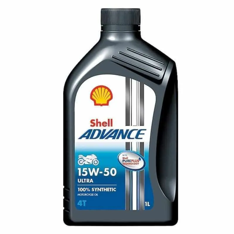 SHELL Advance 4т Ultra 15W50 1л моторное масло 1 шт