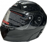 124241.970 Шлем JIEKAI-111 GLOSS BLACK XS