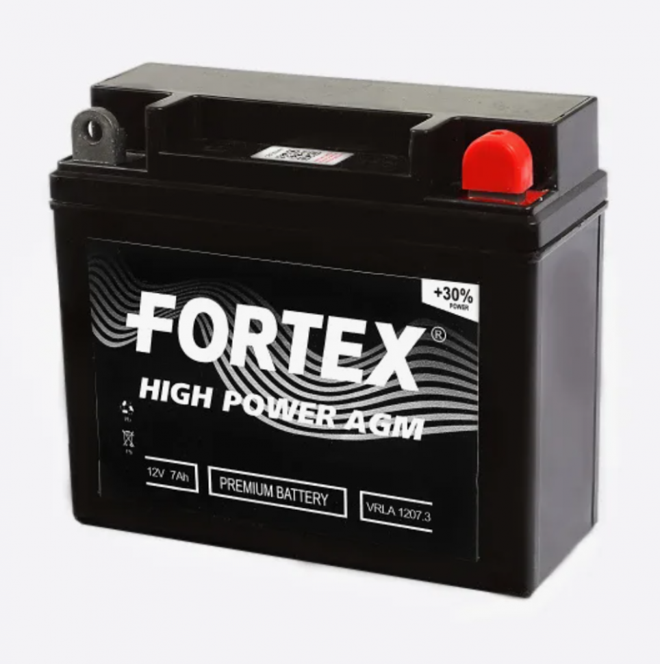 АКБ FORTEX VRLA 1207.3 12V7AH о.п. (д148ш59в130/100) (YTX7DL-BS)