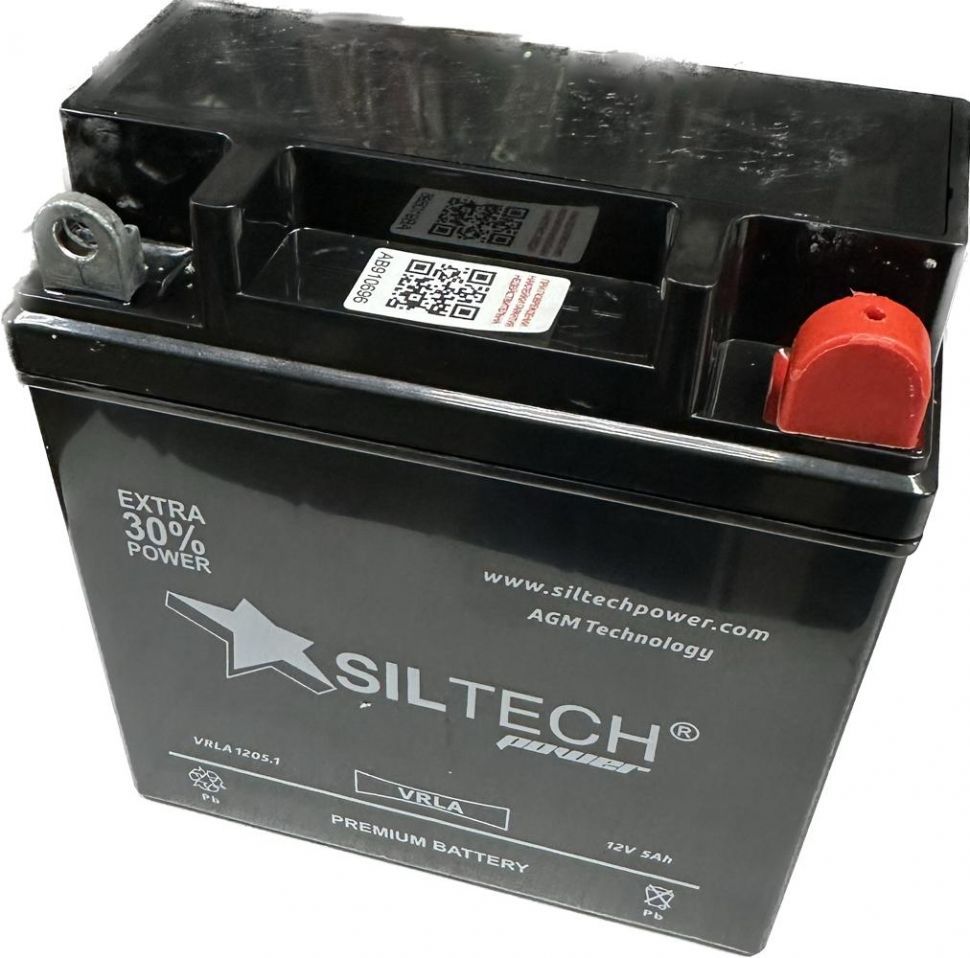 АКБ SILTECH VRLA 1205.1 12V5AH о.n. (12N5L-BS) д119ш60в129/70