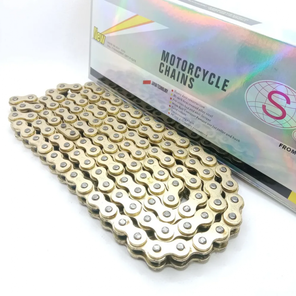 Цепь трансмиссии 520H-120L SEE (gold) (усиленная)