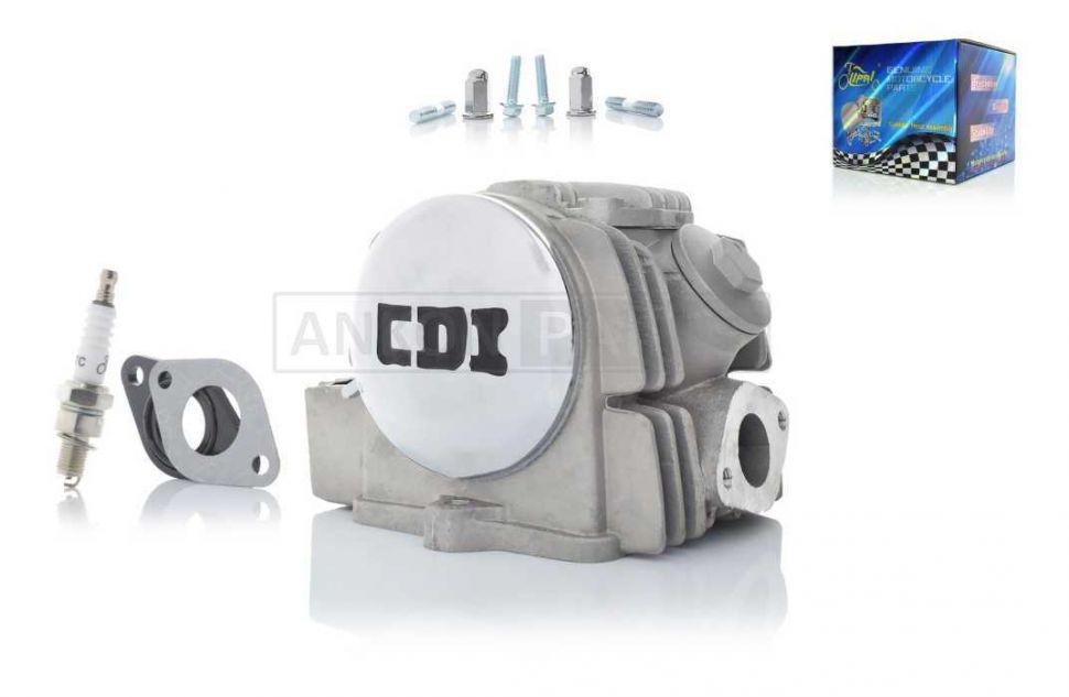 Головка цилиндра 152FMI Delta 125 D52.4, d20/23 в сборе #PRO "LIPAI"