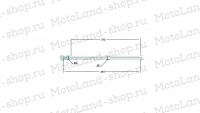 Ось маятника d10 L255 TTR 125/ ALPHA Ось маятника d10 L255 TTR 125/ ALPHA