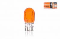 Лампа стопа и габарита T20 безцокольная 12V 21/5W оранжевая
