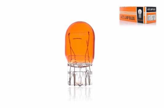 Лампа стопа и габарита T20 безцокольная 12V 21/5W оранжевая