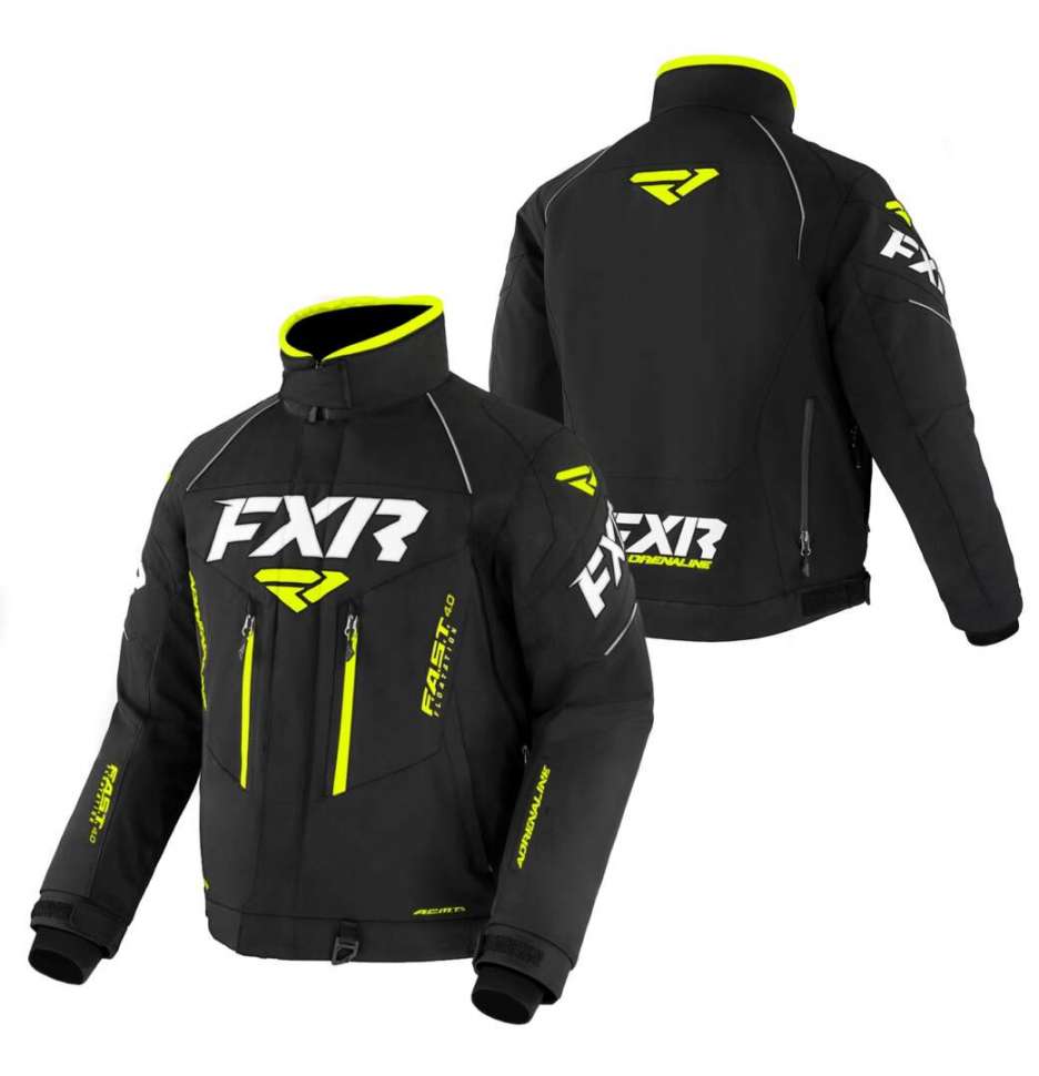 Куртка для снегохода FXR #1 black (текстиль) (XL)