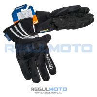 2 Мотоперчатки Masontex F29 (Черный/ серебро, L)