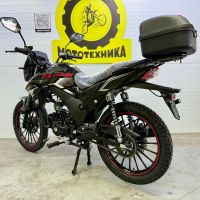 8 Мопед STORM SAMAX ll LUX (черно-красный/black red)