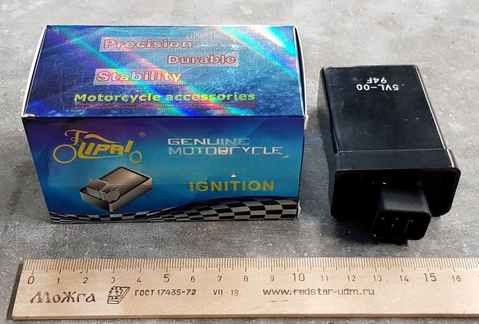 Блок CDI 3 поколения на 6 контактов Yamaha YBR-125 5VL-00 94F "LIPAI"