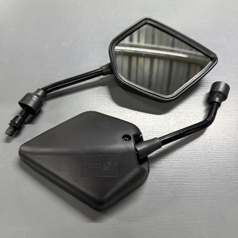 Зеркала  M10  пятиугольные, черные  (TTR)