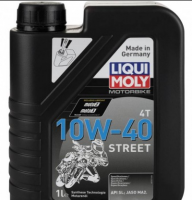 Масло 4т Liqui Moly Motorbike Street 10W-40 SN MA2 1лx6 (B1)