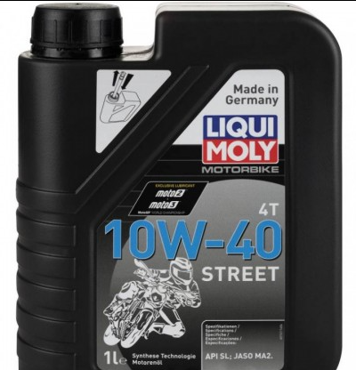 Масло 4т Liqui Moly Motorbike Street 10W-40 SN MA2 1лx6 (B1)