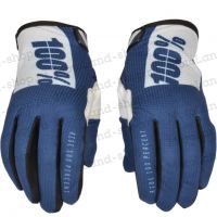 Перчатки мото 100% №1 blue/white (XXL) мотокросс