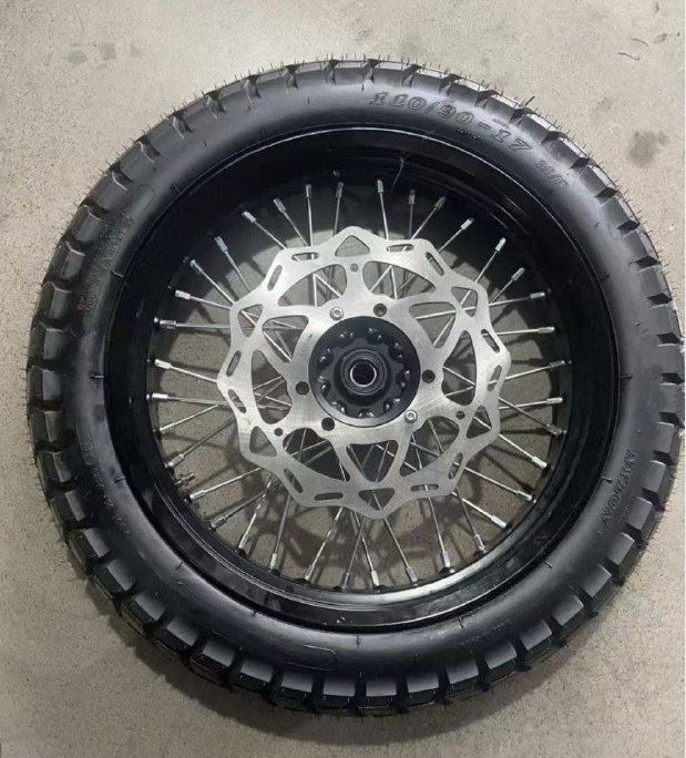 Колеса МОТАРД комп-т ZR, Sport Pro, CR-Z (диски алюм, шины110/90-17,130/70-17, зв. 520x40) ось20/25