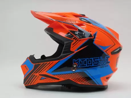 Шлем KIOSHI 803 кроссовый KTM (Синий/ оранжевый, XXL, 202539-5)