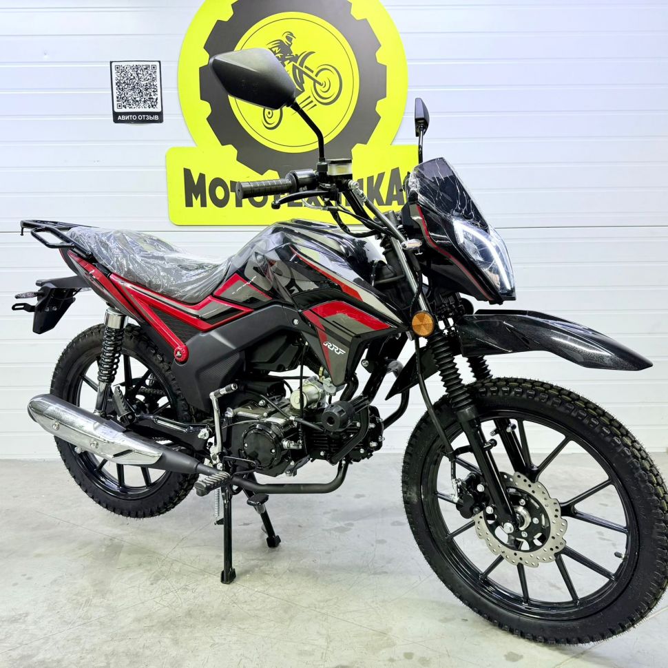 Мопед OFF ROAD GLOSSY BLACK GLOSSY RED
