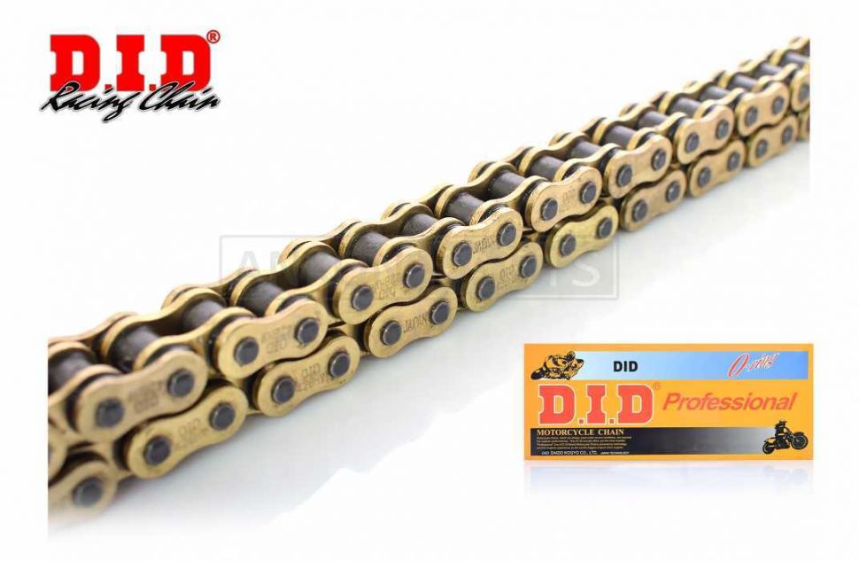 Цепь трансмиссии 428HV-112L сальниковая, #GOLD 'DID'