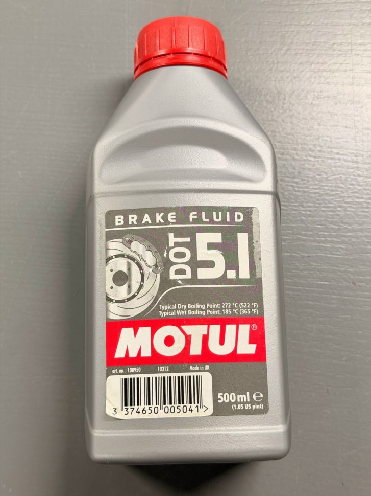 Тормозная жидкость Motul DOT 5.1, Объем 500 мл