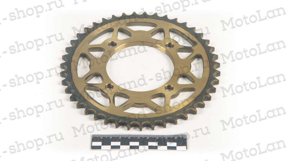 Венец, звезда ведомая (428H-43) сталь, закаленные зубья PIT BIKE 125-190 4х92х76