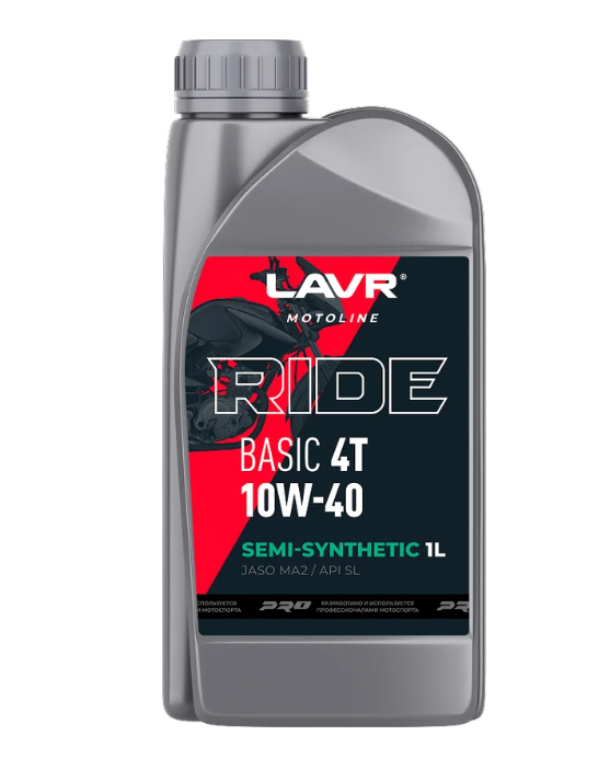 LAVR МОТО RIDE BASIC 4T 10W40 SL 1л