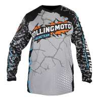 Джерси ROLLING MOTO RACING TEAM (серый/оранжевый, XL, 6430427-713-8808)