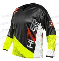 2ldd4eziq2veqhzlzqhz2r348qdg2gq8 Джерси/футболка для мотокросса HIZER / Neon-Green/White (X