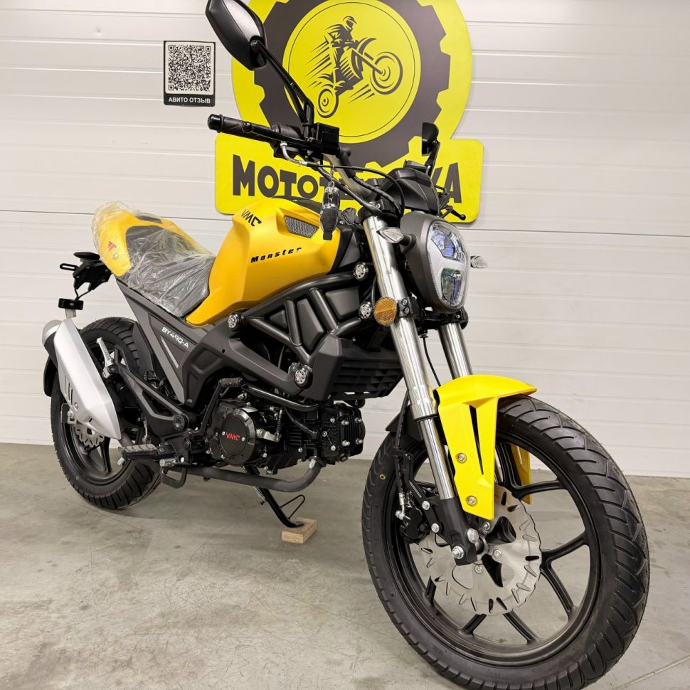 Мопед VMC Monster BY49Q-A 49,5 см3 Серия Y1250 (YELLOW)