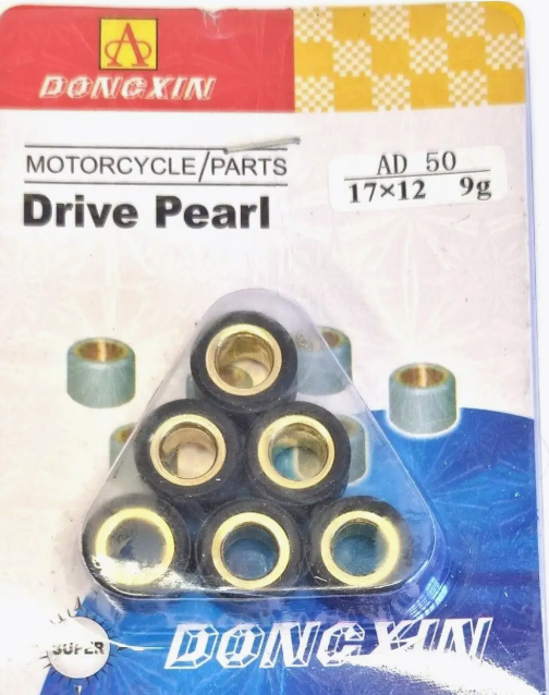 Грузики переднего вариатора Suzuki AD-50 (9 гр) (размер грузика 17x12)