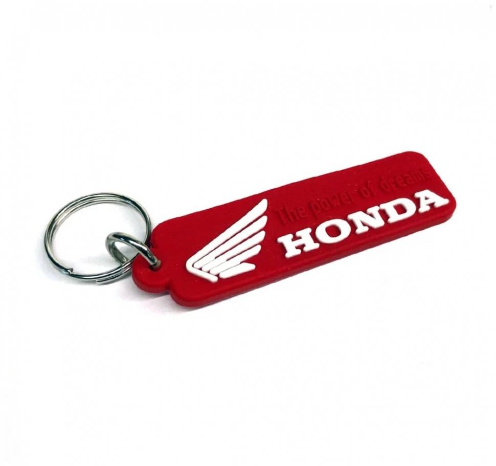 Брелок тряпичный "Honda" (красный)