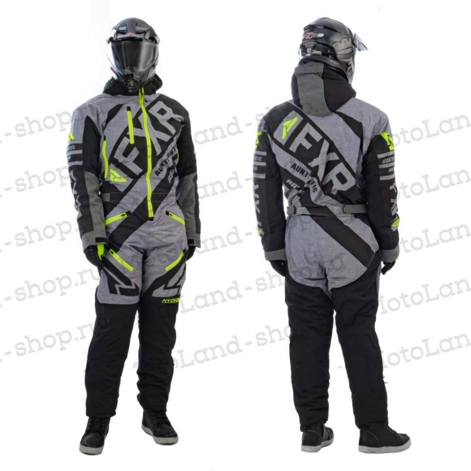 Комбинезон для снегохода FXR CX #3 gray-green (текстиль) (M)