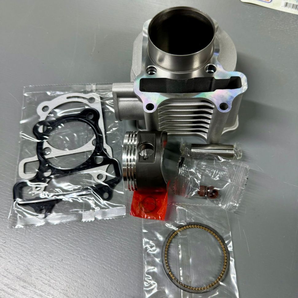 Поршневая GY6-150cc Ф57,4  ТЕФЛОН "KLEVERUS"  (уп-ка 12 и 18 комп)